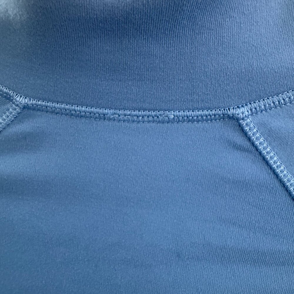 Lululemon It’s Rulu Cropped Half-Zip in Blue Nile, Size 4 - Picture 3 of 6